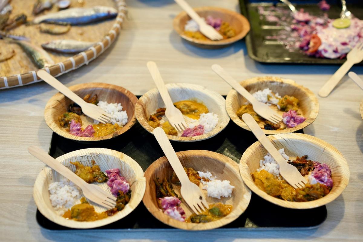 सेरेन्डिपिटी आर्ट्स फेस्टिवल 2024 में असव्री कुलकर्णी द्वारा 'रिवर ऑफ द रिवर' कार्यशाला से।